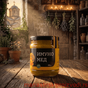 Имуно мед – Биљни коктел на бази меда (Манастир Св. Јован Богослов)