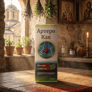 Артеро кап – Биљне капи за циркулацију и срце (Манастир Поганово)