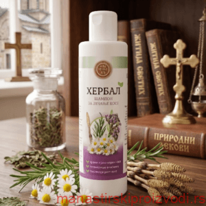 хербал шампон за јачање косе — Манастир Поганово 250ml