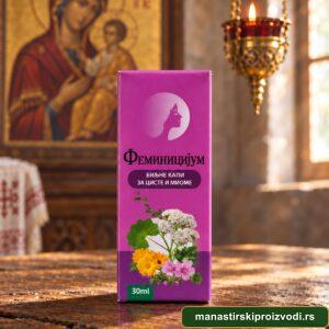 Феминицијум – Биљне капи за цисте и миоме (Манастир Поганово)