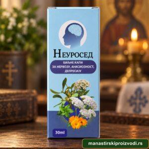 Неуросед – Биљне капи за нервозу, анксиозност и депресију (Манастир Поганово)