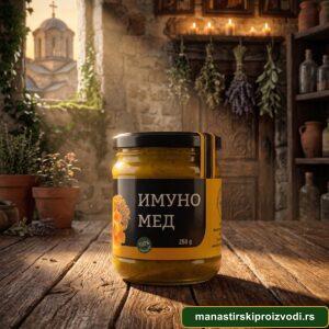 Манастир Поганово – производи 6 Имуно мед – Биљни коктел на бази меда (Манастир Св. Јован Богослов)